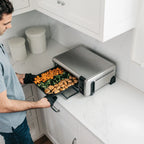 Ninja?? SP101 Foodia?�� 8-in-1 Digital Air Fry Oven, Flip-Away for Storage, Dehydrate, Keep Warm
