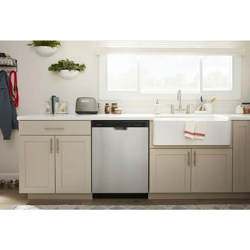 Amana ADFS2524RS 59 dBA Stainless Front Control Dishwasher
