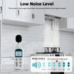 Brano 36-Inch Built-in Range Hood Insert , Voice/Gesture/Touch Control, 900 CFM, 4-Speed, Ducted/Ductless, Adjustable Lights