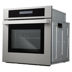 24 in. Single Electric Built-In Wall Oven with 2.5 cu. ft. Capacity, Turbo True European Convection in Stainless Steel