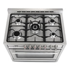 Cosmo COS-F965NF 36 in. Stainless Steel Dual Fuel Range with Convection Oven
