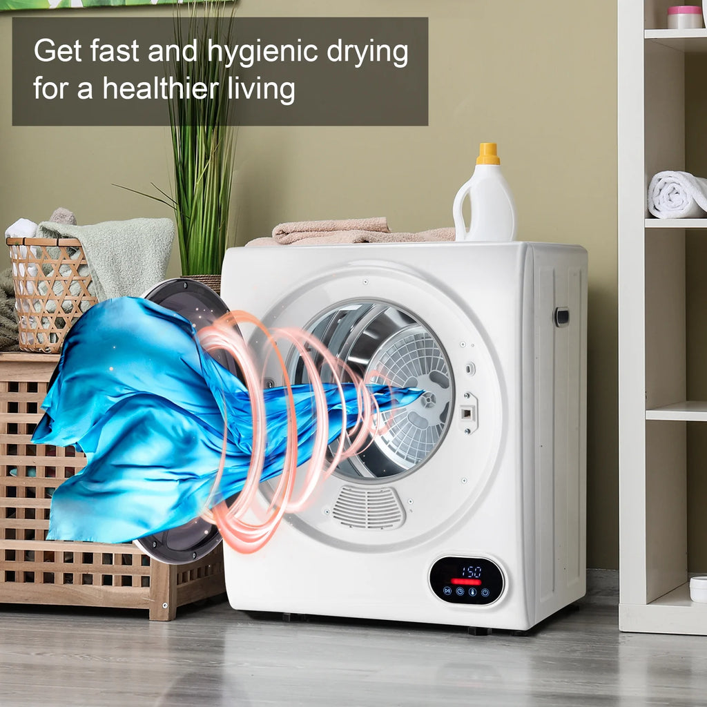 Ktaxon 1.6 cu. ft. Compact Electric Dryer, White