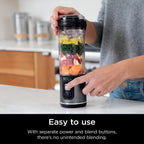 Ninja Blast Portable Blender, Cordless, 18oz. Vessel, Personal Blender for Shakes & Smoothies, BPA Free, Leakproof Lid & Sip Spout, USB-C Rechargeable, Dishwasher Safe Parts, Metallic Purple,