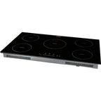 BENTISM 12 inch Electric Cooktop 2 Burners 1800W Stove Top Touch Control