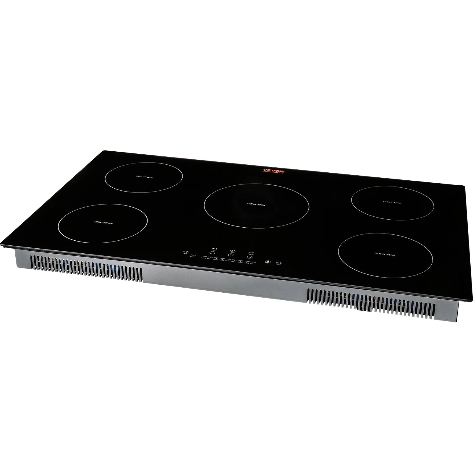 BENTISM 12 inch Electric Cooktop 2 Burners 1800W Stove Top Touch Control