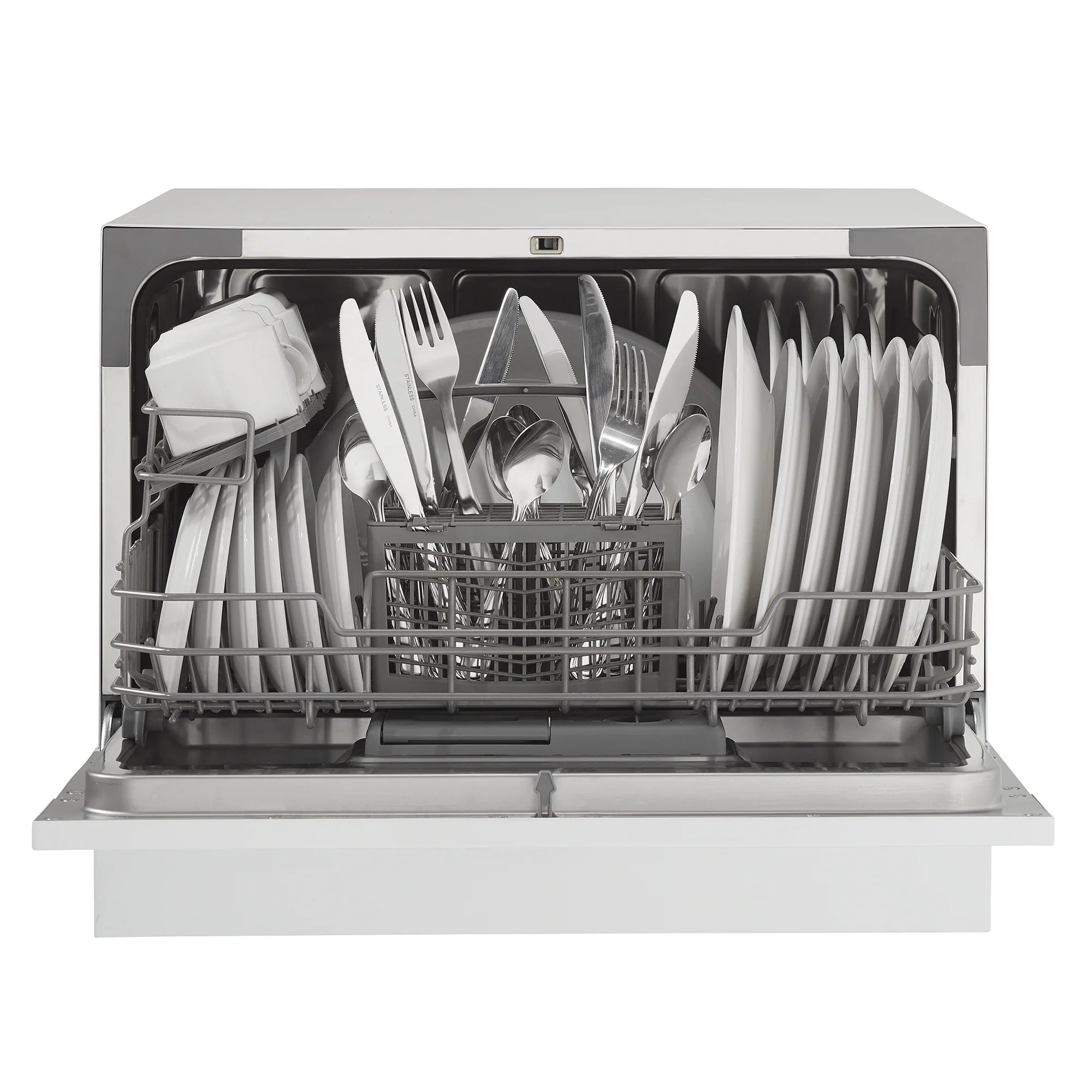 Danby 6 Place Setting Countertop Dishwasher in White (DDW621WDB)