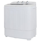 Compact Mini Twin Tub Washing Machine Portable 13lbs Laundry Washer and Dryer