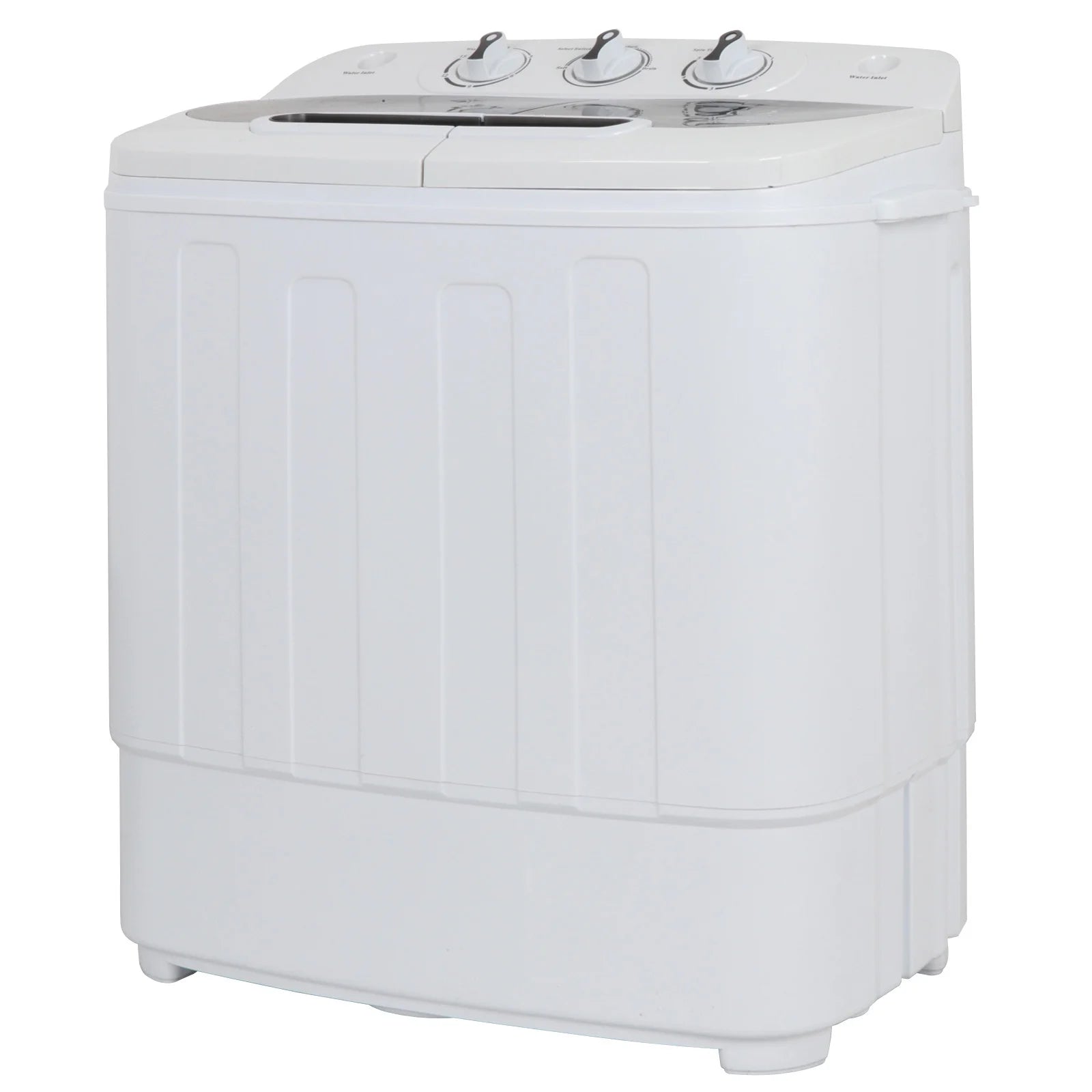 Compact Mini Twin Tub Washing Machine Portable 13lbs Laundry Washer and Dryer