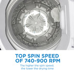Danby DWM065A1WDB-6 1.8 cu. ft. Compact Top Load Washing Machine in White
