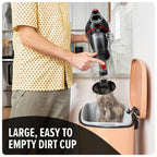 Dirt Devil 147893 Multi Surface Total Pet Plus Upright Bagless Vacuum Cleaner Machine, Black