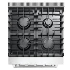 24 in. Freestanding Gas Range with 3.73 cu. ft. Capacity Oven in Stainless Steel