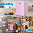 ADVWIN 22L/30Can Mini Fridge with Temperature Control, Compact Refrigerators for Bedroom, Cosmetics