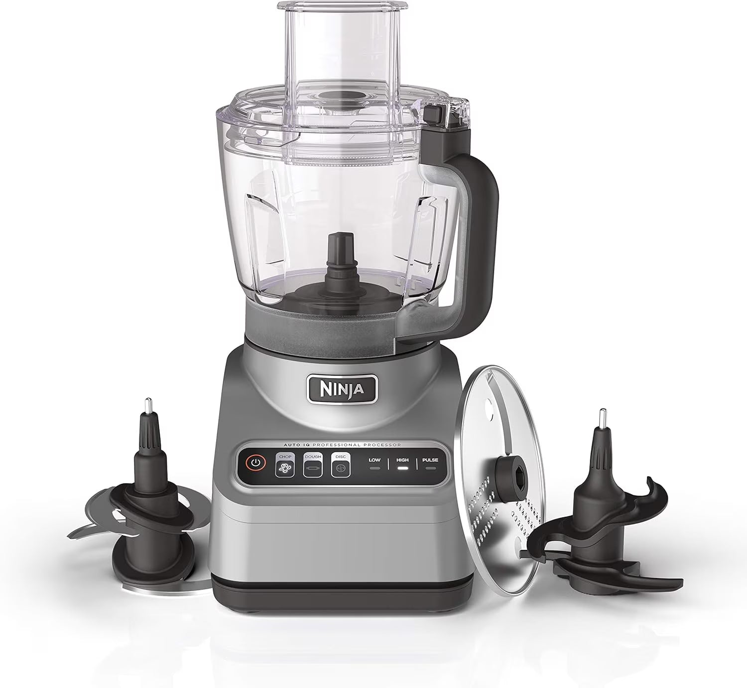 Restored Ninja Professional Plus Refurbished 9 Cup Food Processor, Silver (Refurbished)