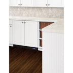 15" wide ADA compliant all-refrigerator for built-in or freestanding use with panel-ready door