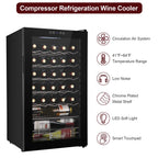 Ktaxon 18 Bottle Compressor Wine Cooler Freestanding Wine Fridge, Fast Cooling, Low Noise