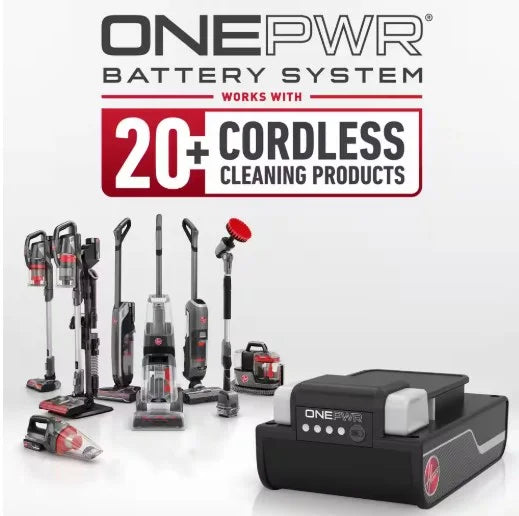 ONEPWR Emerge Tangleguard+ Bagless, Cordless, Replaceable Filter Stick Vacuum Cleaner for Carpet and Hard Floor, in Gray