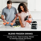 Ninja Professional Plus DUO Blender, 1400 W, 2 Auto-IQ Programs for Smoothies, Nutrient Extraction, 72 oz* Total Crushing Pitcher & (1) 24 oz To-Go Cup, Black, BN750