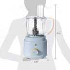 Beautiful 10-Cup Food Processor with Accessories, White Icing by Drew Barrymore