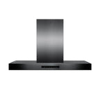 ZLINE 36 in. Island Mount Range Hood in Black Stainless Steel (BSKE2iN-36)