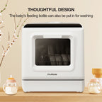 countertop dishwasher  portable dishwasher with water tank  5 wash programs  leak-proof and can also be connected to the tap. For apartments  dorms  offices  boats  RVs  kitchene