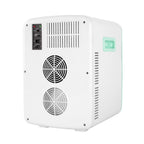 Cooluli Classic Turquoise 15 Liter Compact Portable Cooler Warmer Mini Fridge for Bedroom, Office, Dorm, Car - Great for Skincare & Cosmetics (110-240V/12V)