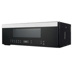 GE Profile 1.2 cu. ft. Low Profile Over-the-Range Microwave in Stainless Steel with Sensor Cooking, 1000W, 400 CFM Venting, LED Light