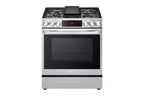 LG LSDL6336F 6.3 Cu Ft. Stainless Steel Slide-In Smart Dual Fuel Range