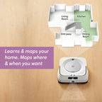 iRobot Braava Jet M6 (6110) Ultimate Robot Mop- Wi-Fi Connected, Precision Jet Spray, Smart Mapping, Works with Google Home, Ideal for Multiple Rooms, Recharges and Resumes