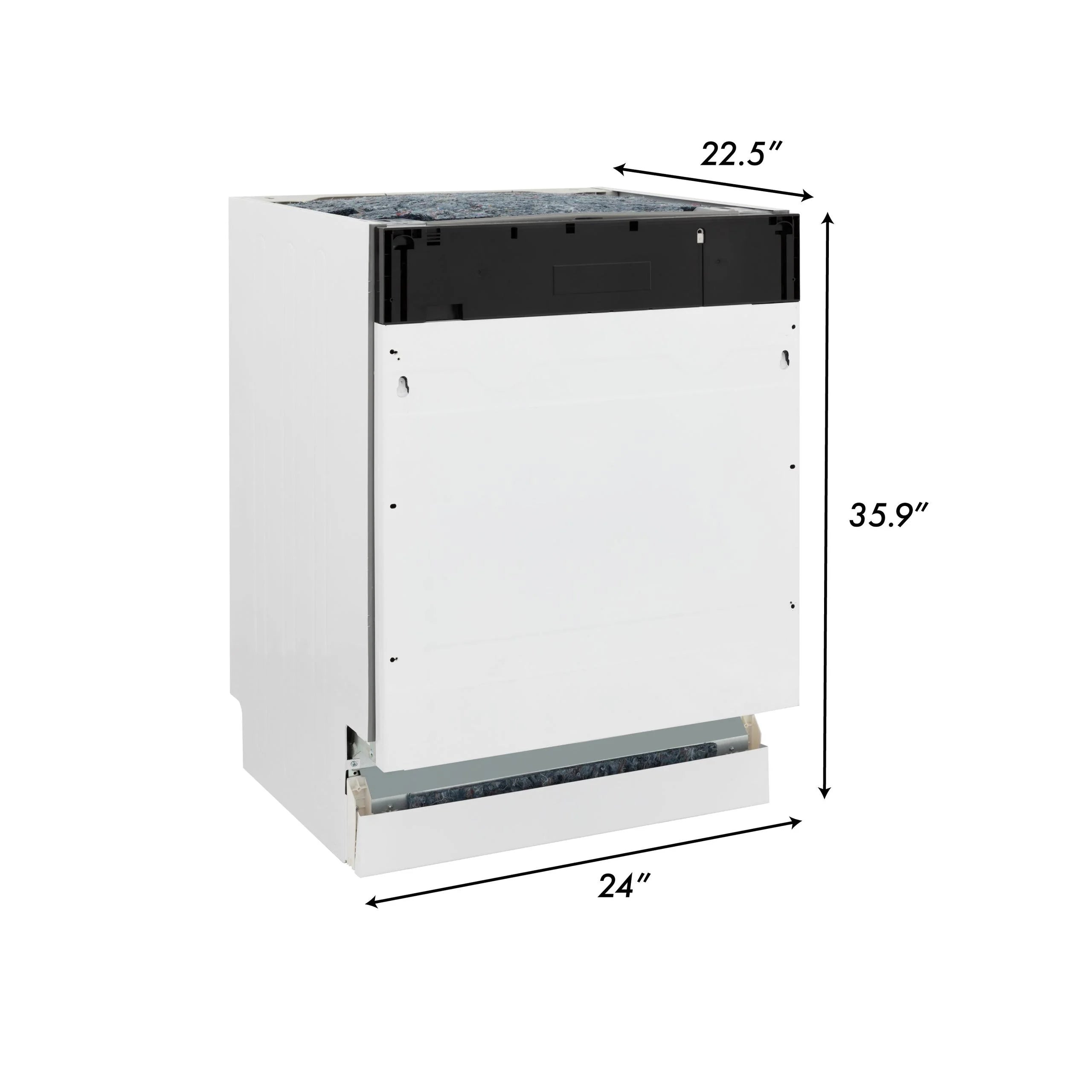 Zline Dw-H-24 24" Wide 20 Place Setting Energy Star Rated Built-In Top Control Dishwasher