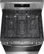 Frigidaire FCRG3062AS 30" Gas Range with Steam Clean, Stainless Steel