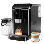 Riedhoff Fully Automatic Espresso Machine CM9002, 1350 W, Touch Screen with 1.5 L Water Tank, Black