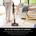 Shark Stratos Cordless Stick Vacuum Cleaner with Clean Sense IQ & DuoClean PowerFins HairPro MultiFLEX, IZ840H