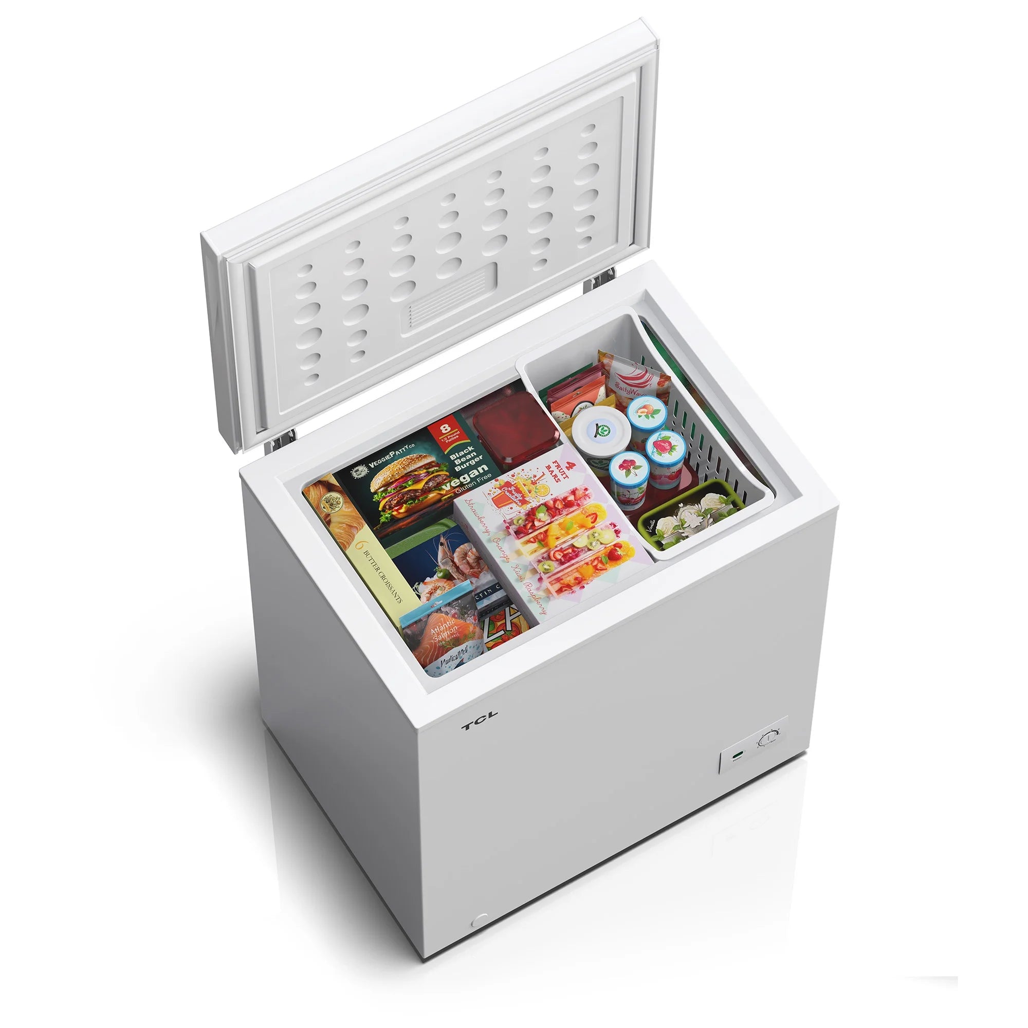 TCL 5.0 Cu. Ft. Chest Freezer, White, Garage Ready, CF053W