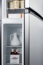 22" Wide Refrigerator-Freezer, Stainless Steel