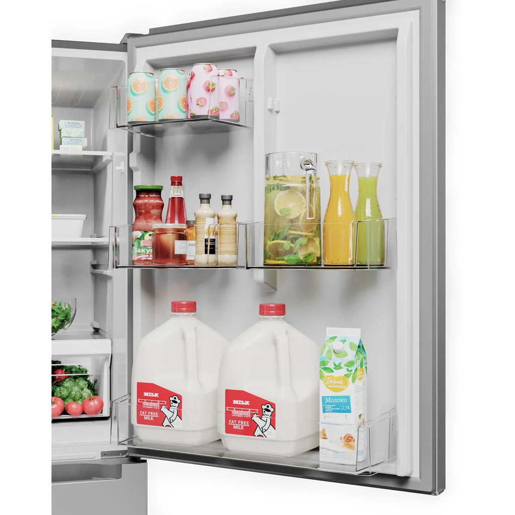 Midea 18.7-Cu. Ft. Bottom Mount Refrigerator, Stainless Steel,  MRB19B7AST
