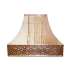 Copper Design CRH-3ST2-DB Copper Range Hood Wall Mount Cinchos, Dark Brown - 28 x 24 x 36 in.