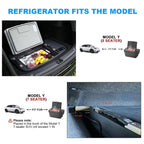 Chery Industrial Portable Car Refrigerator for Tesla Model Y, 35qt(33L) Car Freezer