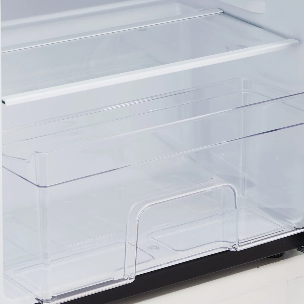 M optimized 3.2 Cu. Ft Mini Fridge with Freezer, Small Refrigerators Double Door, 5 Adjustable Thermostat Settings, Compact Internal Freezer with Crisper Drawer for Apartment Dorm