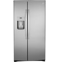 GE GZS22IYNFS 21.8 Cu. Ft. Stainless Counter Depth Side-by-Side Refrigerator