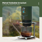 HiBREW H4B Portable Espresso Maker, Travel Coffee Machine for Car & Home, Fit Nes*/DG*/Pods/Ground Coffee