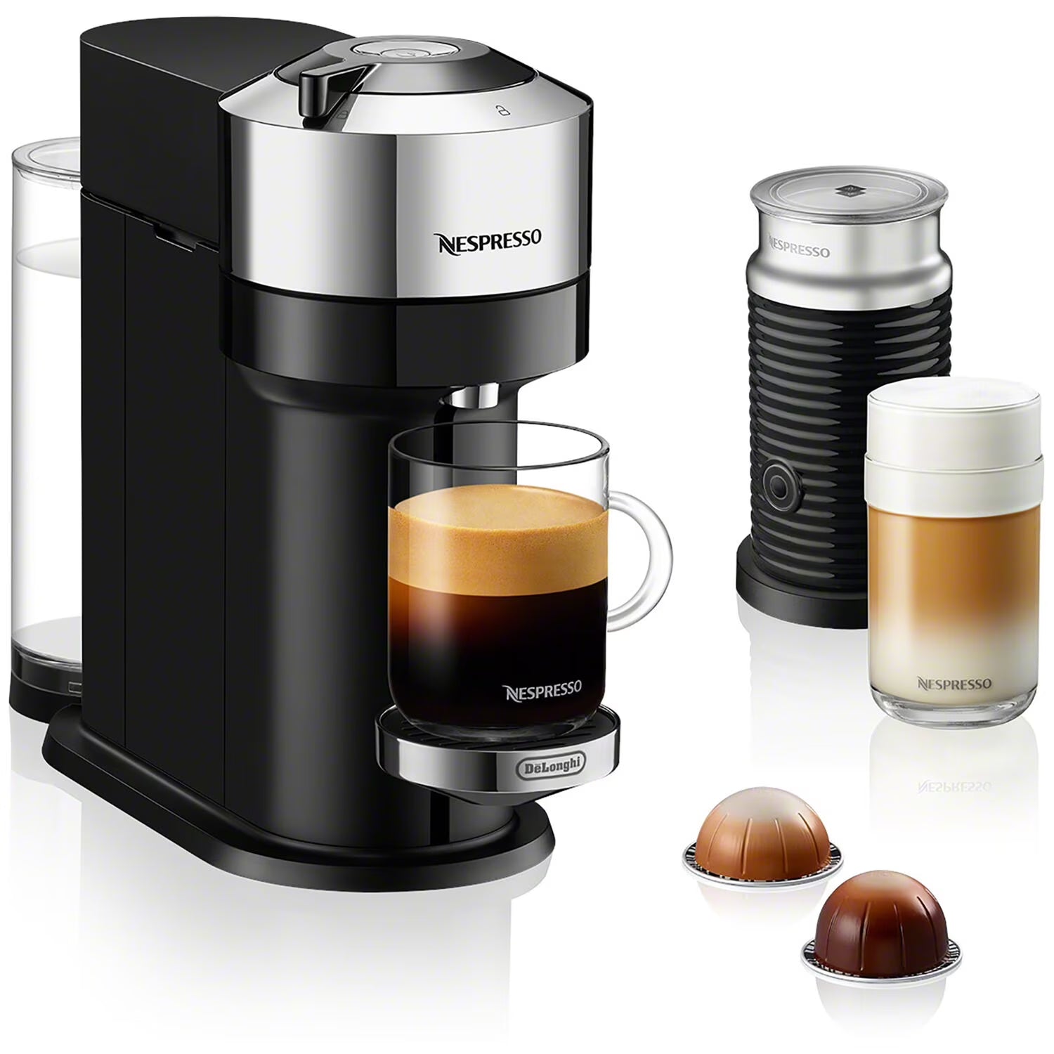 Nespresso Vertuo New Next Coffee and Espresso Maker by DeLonghi, Dark Gray, Single-Serve Brewers