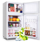 Tacool 2.4 Cu.ft Mini Fridge with Freezer, Small Refrigerator Apartment Size Fridge Black, NEW