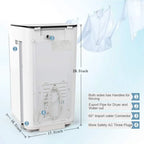 KAPAS KPS35-735H2 8 lbs Top Load Washing Machine with Built-in Pump and Long Drain Hose