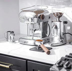 Ascaso Dream PID Programmable Home Espresso Machine w/ Volumetric Controls | 120V | Walnut | Anthracite Gray