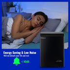 DEMULLER 3.5 Cu.ft Chest Freezer with Electronic Panel, Accurate Temperature Display to 1�?BLACK