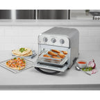 Cuisinart TOA-26 Compact AirFryer/Convection Toaster Oven Stainless Steel Bundle with 2 YR CPS Enhanced Protection Pack