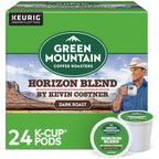 Keurig K-Iced Essentials Gray Iced and Hot Single-Serve K-Cup Pod Coffee Maker with Green Mountain Horizon Blend Coffee Pods, 24 Count