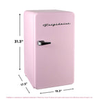 Frigidaire 3.2 Cu. ft. Single Door Retro Compact Refrigerator EFR372, Blue