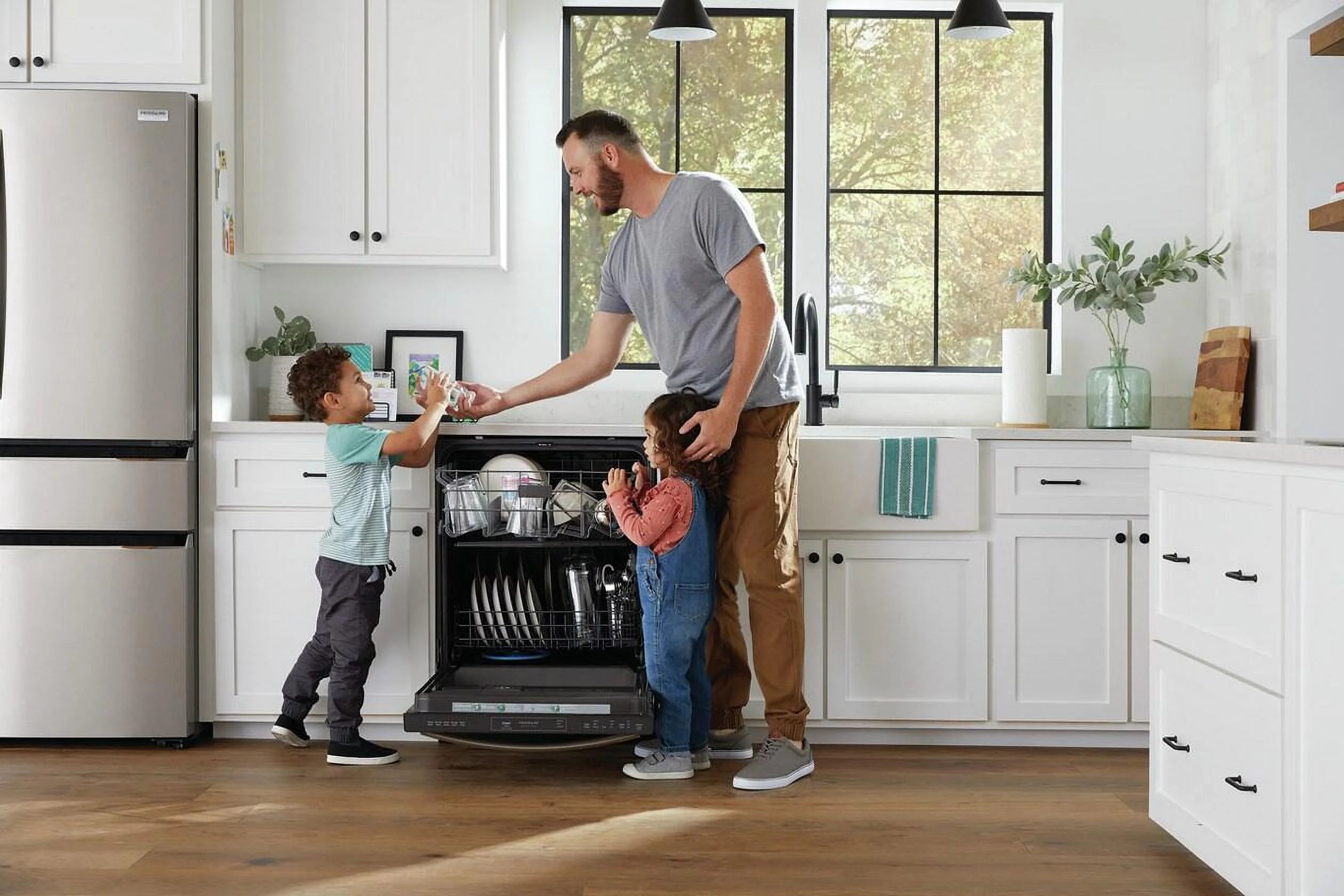 Frigidaire GDPH4515AF 24" Built-In Dishwasher, Energy Star Certified, Top Control, Stainless Steel