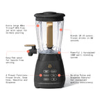 Beautiful Slush Crush 60 oz 4-Speed Frozen Drink Maker, White Icing by Drew Barrymore